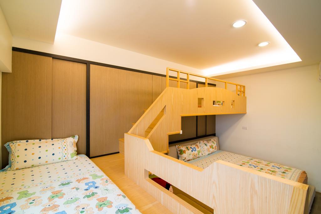 宜人生活溜滑梯親子民宿 Easylife B&B دونغشان الغرفة الصورة